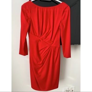 Authentic red Versace dress